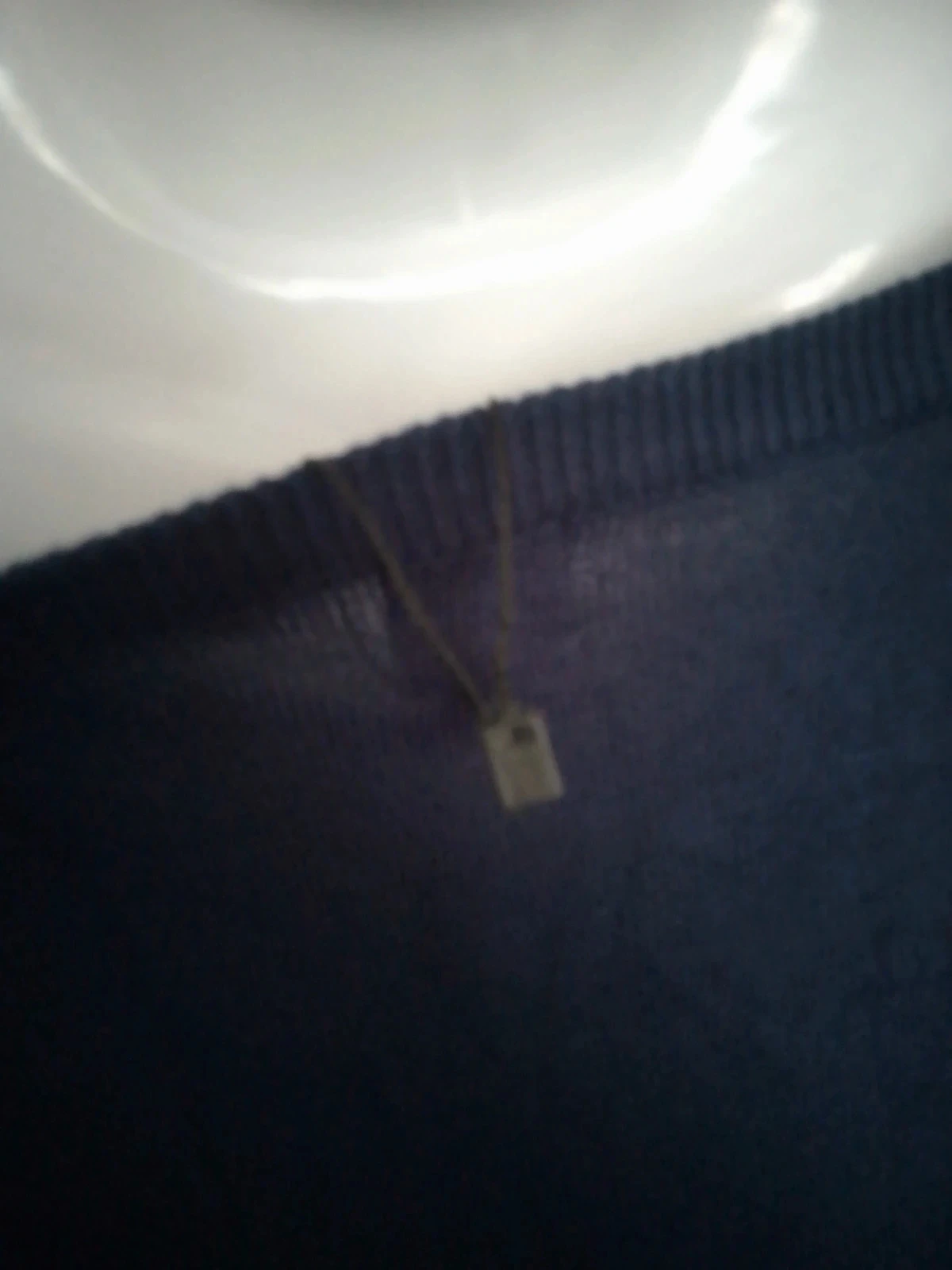 Pull bleu marine taille 46 – photo 6